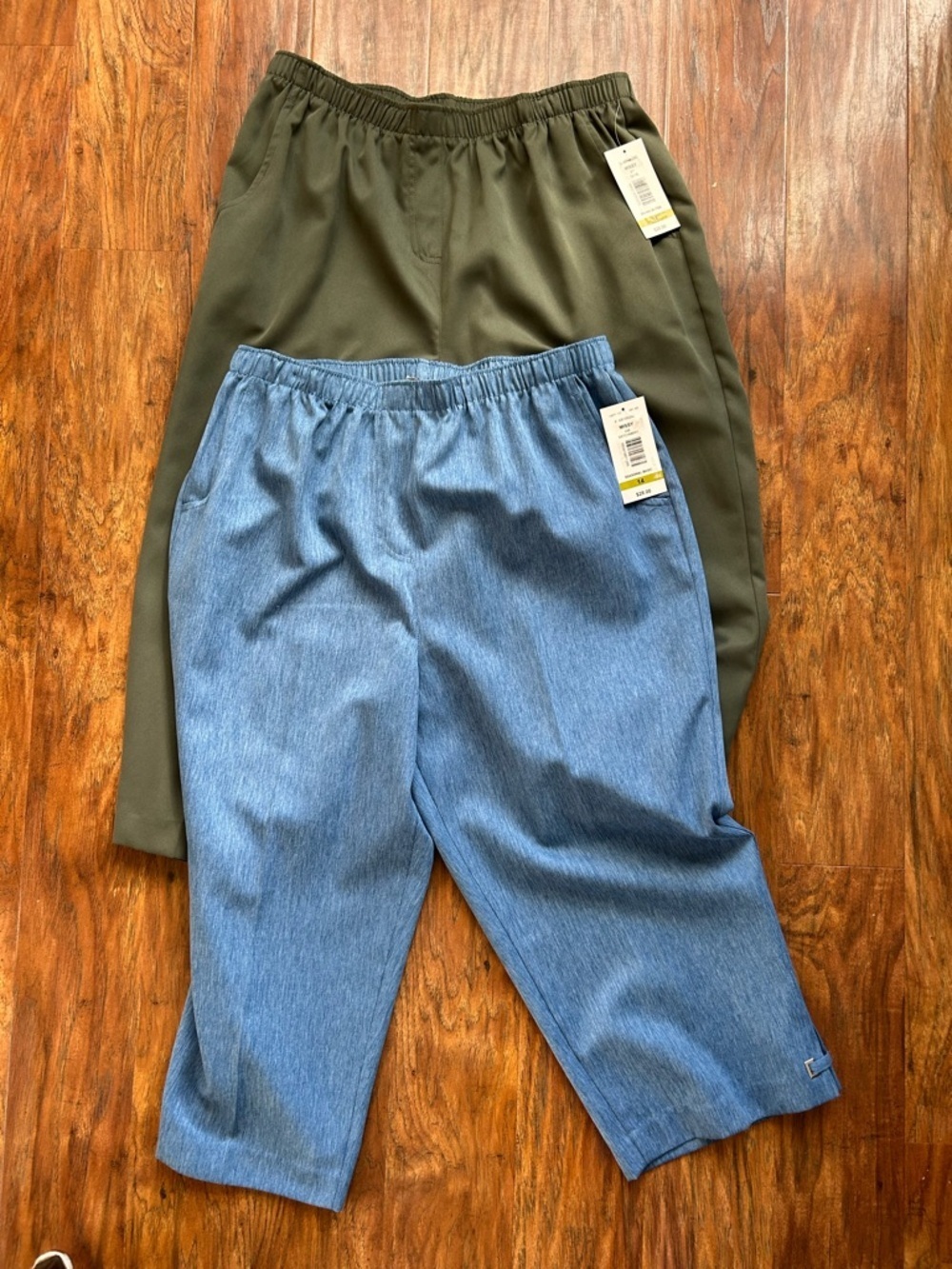 Breathable Pull-On Capris Culottes Perfect For Summer Resort wear Comfy Stretch - Picture 3 of 11